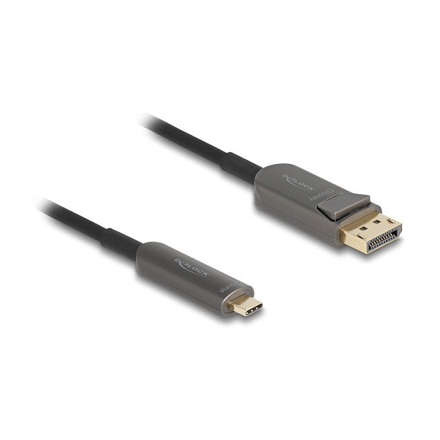 Delock USB-C zu DisplayPort Kabel – 8K Video, 20 m Länge