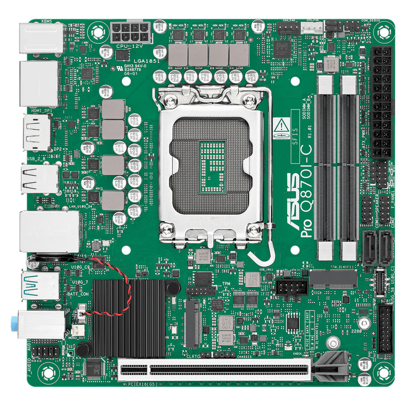 ASUS Mini-ITX Motherboard – USB-C, Gigabit LAN