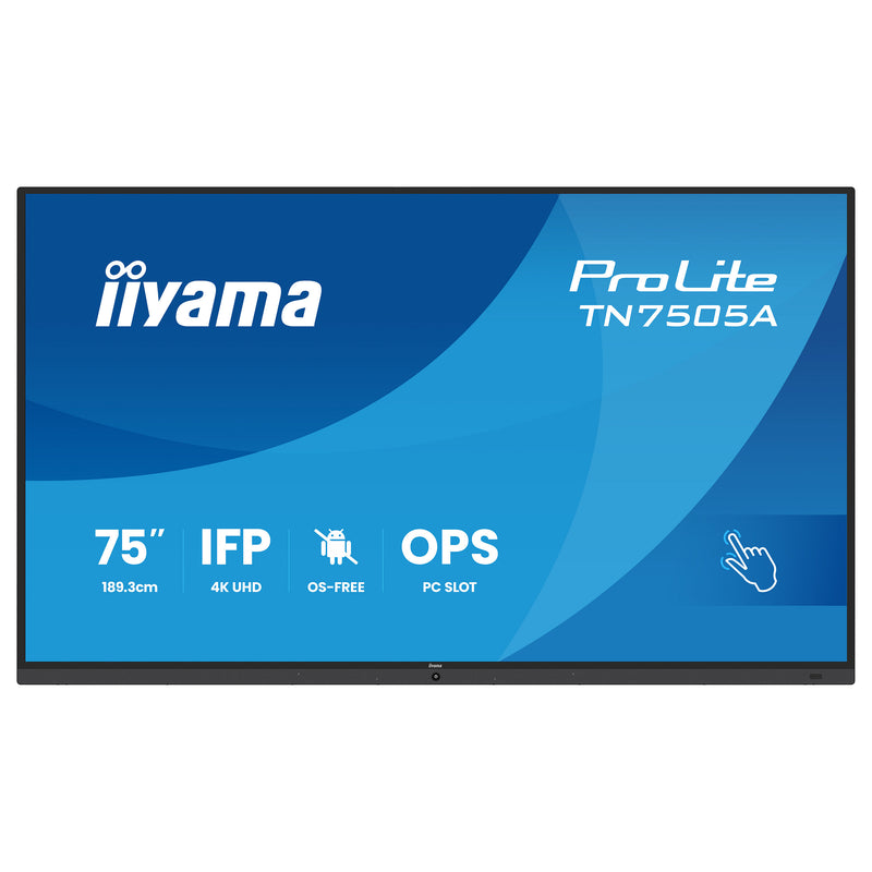 Iiyama 75" Touchscreen-Display – 4K UHD, interaktiv
