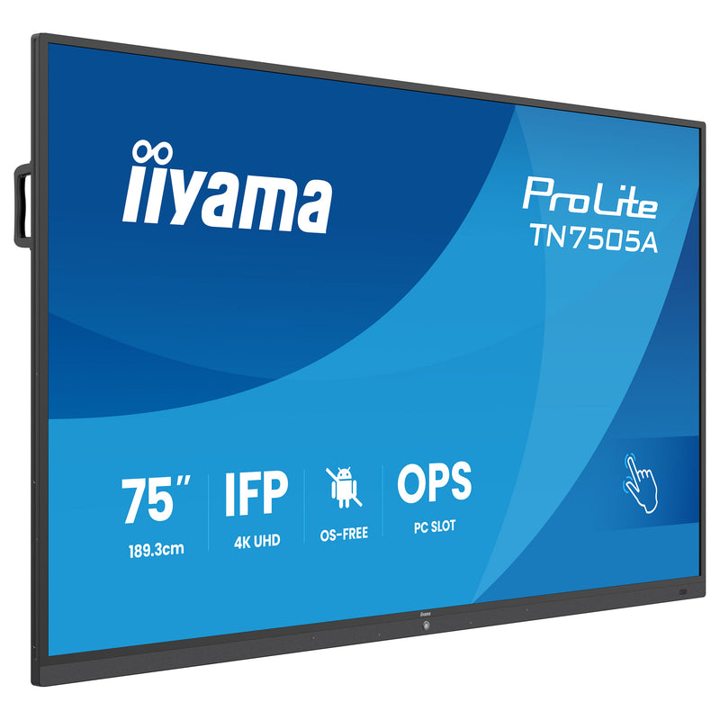 Iiyama 75" Touchscreen-Display – 4K UHD, interaktiv