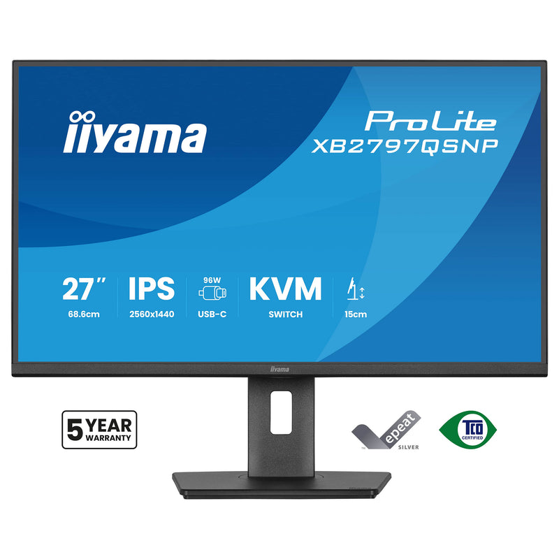 Iiyama 27" Monitor – Quad HD, IPS-Panel