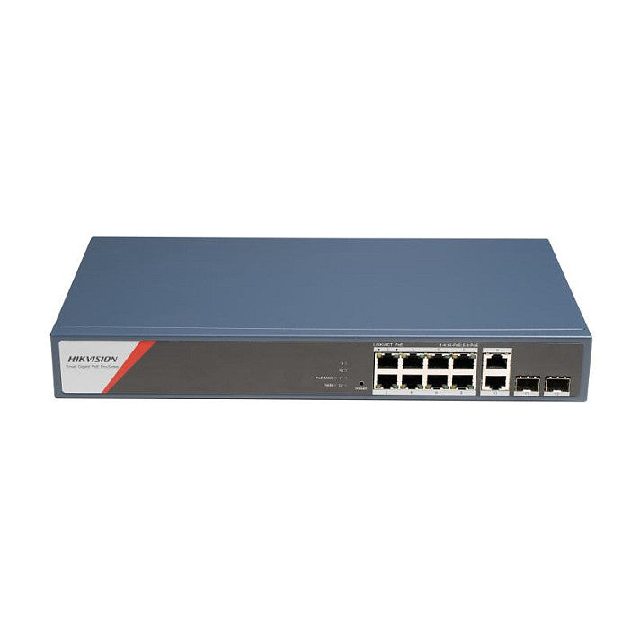 Hikvision 8-Port Smart Switch – Gigabit Ethernet, PoE für einfache Vernetzung
