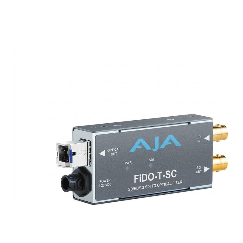 AJA FiDO-T-SC Glasfaser-Transmitter – Kompakt, zuverlässig