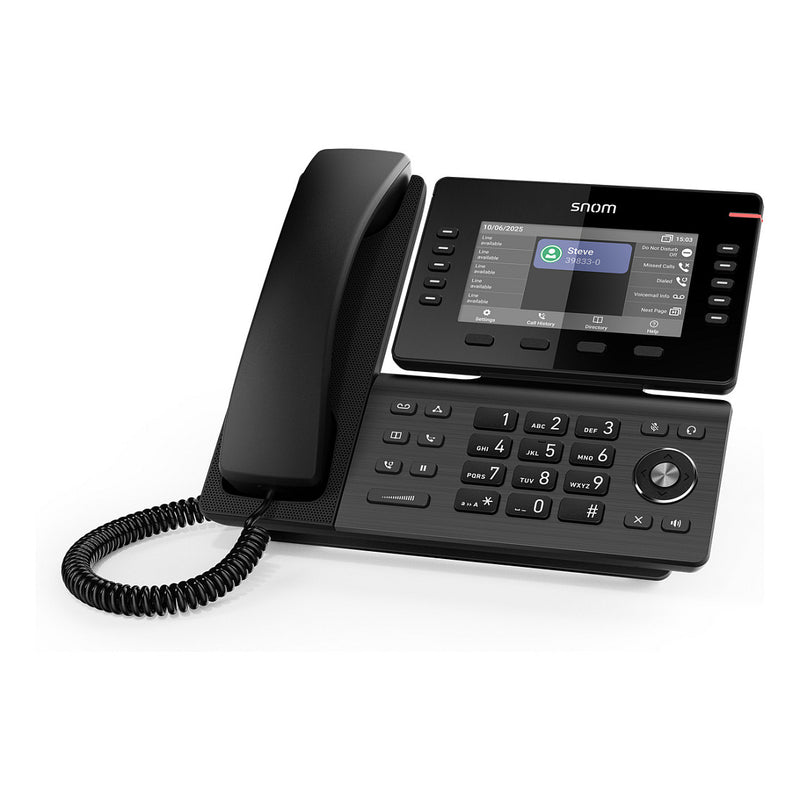 Snom Tischtelefon – Ideal für Büros, einfache Bedienung