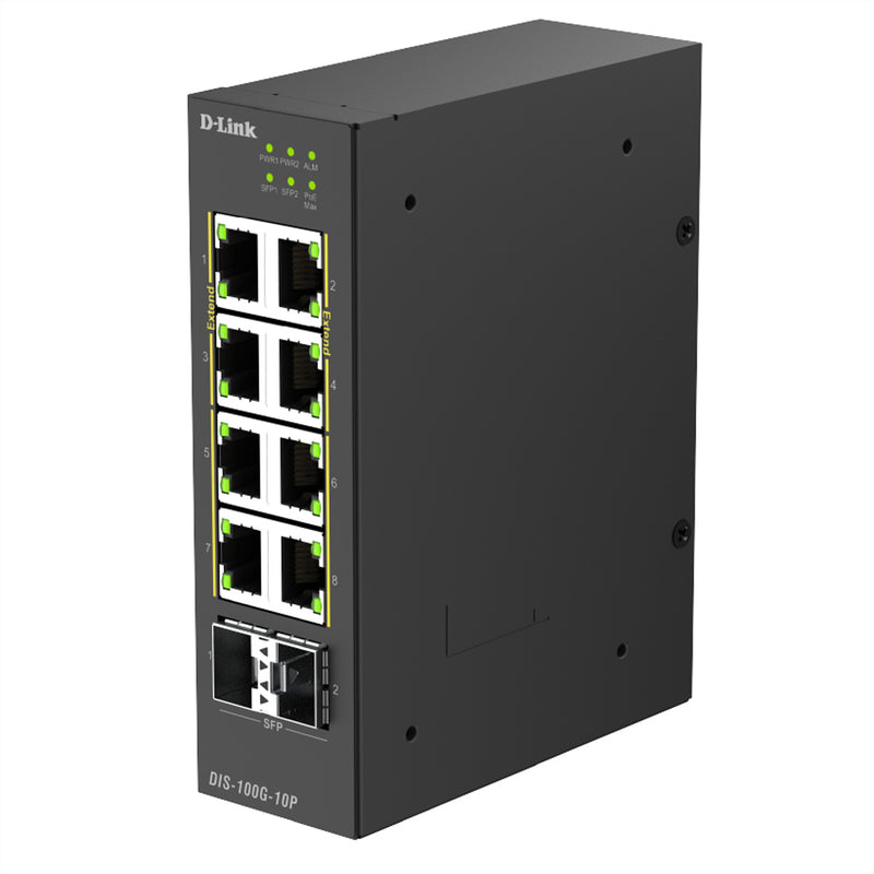 D-Link PoE Netzwerk-Switch – 8 Ports, einfache Installation