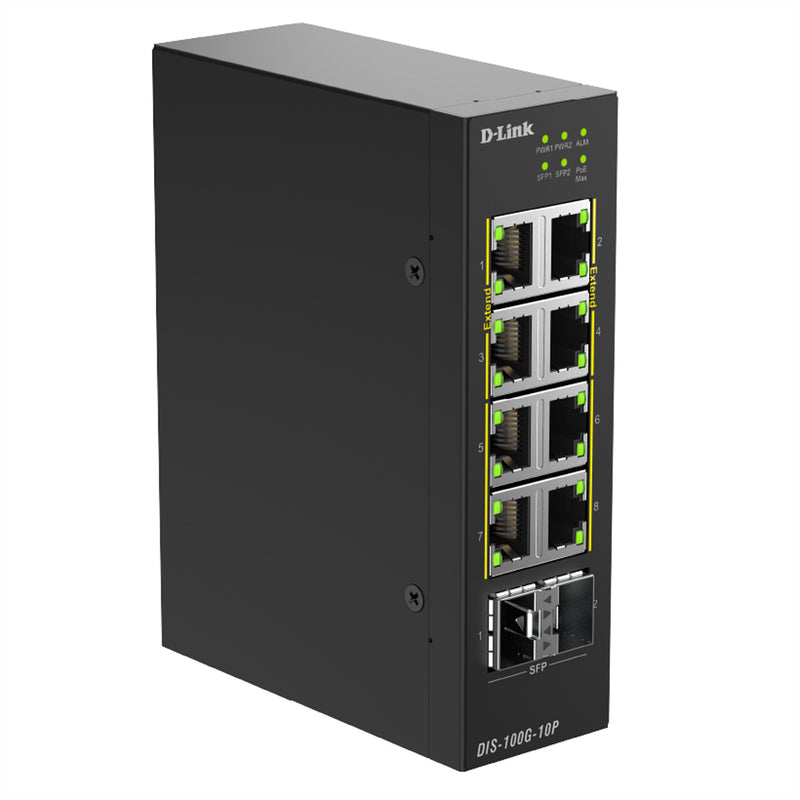 D-Link PoE Netzwerk-Switch – 8 Ports, einfache Installation