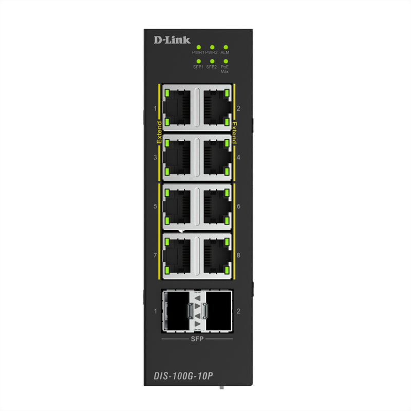 D-Link PoE Netzwerk-Switch – 8 Ports, einfache Installation