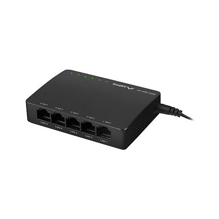 LANBERG 5-Port Gigabit Switch – Einfaches Netzwerk für Büro