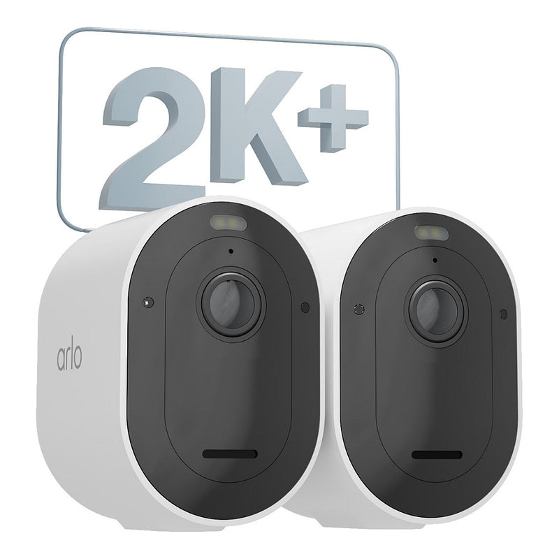 ARLO Pro 5 Sicherheitskamera – 2K-Video, wetterfest, 2er-Set