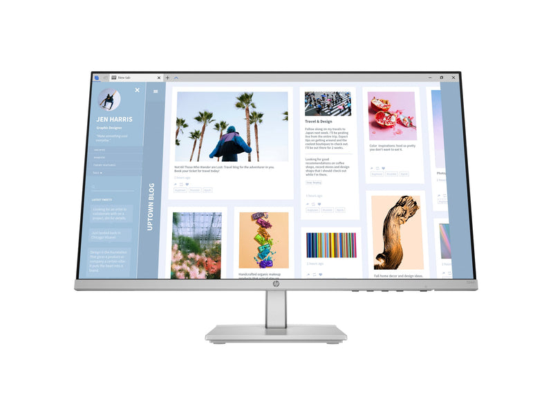 HP LED-Monitor 24" – Full HD, IPS-Display