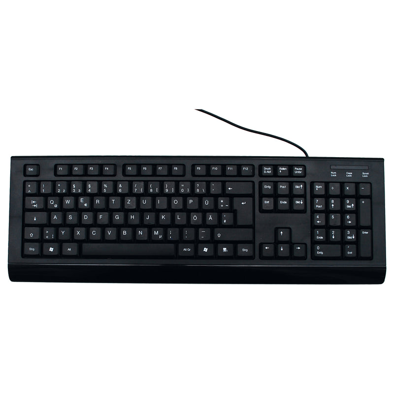 MediaRange Standard-Tastatur – Spritzwassergeschützt, USB-Anschluss