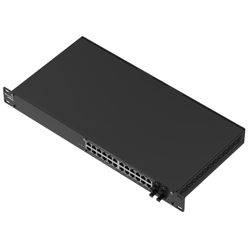 Teltonika Managed Switch – 24 Anschlüsse, 12 PoE, 4 SFP