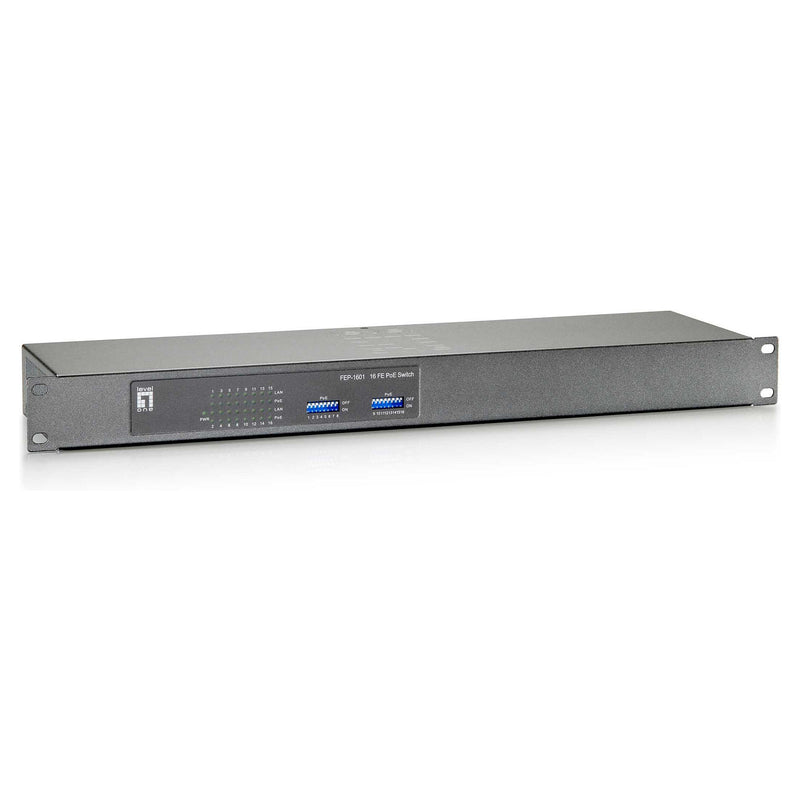 LevelOne 16-Port PoE Switch – Für effizientes Netzwerkmanagement