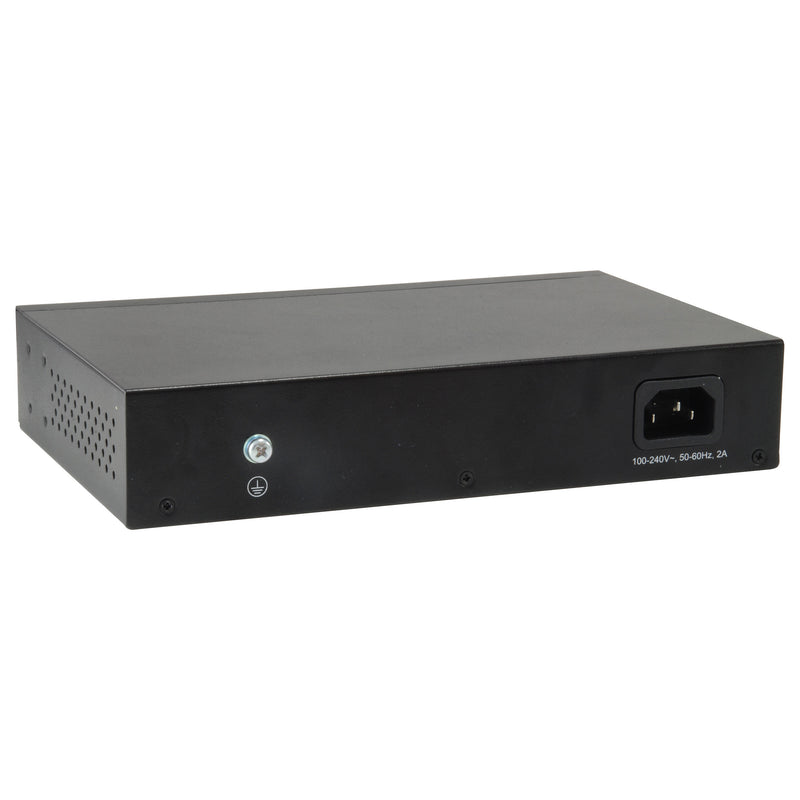 LevelOne Netzwerk-Switch – 8 PoE-Ports, 70 W Leistung