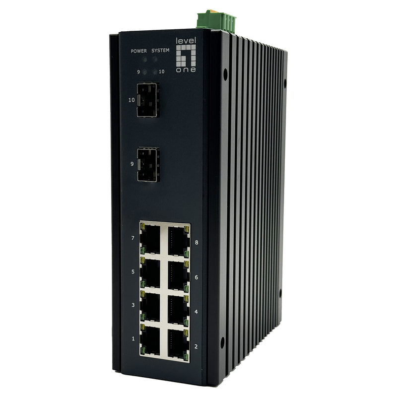 LevelOne Netzwerk-Switch – 10 Gigabit-Anschlüsse, Web-Management