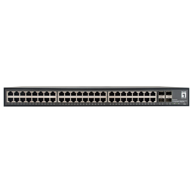LEVELONE Netzwerk-Switch – 48 Ports, 10 Gb SFP+