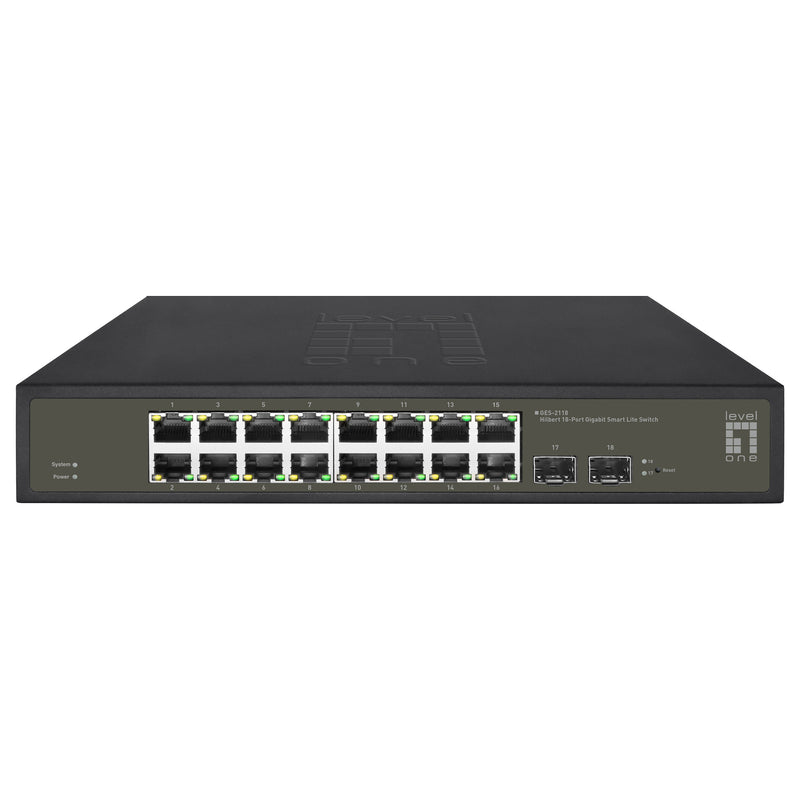 LevelOne Netzwerk-Switch – 16 Anschlüsse für schnelles Internet