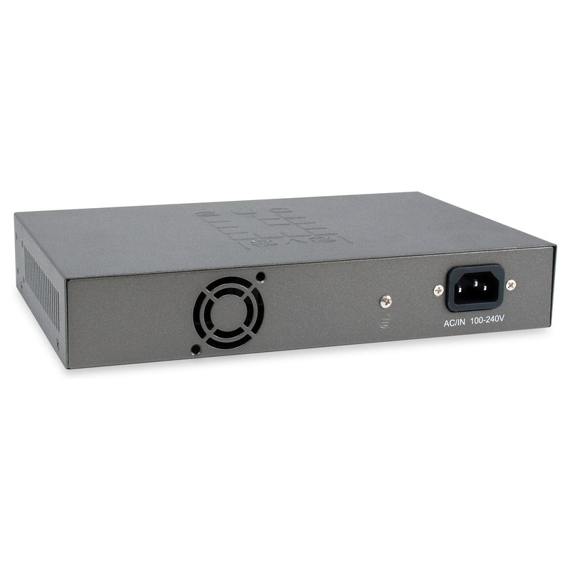 LEVELONE Netzwerk-Switch – 8 PoE+ Anschlüsse, Rack-montierbar