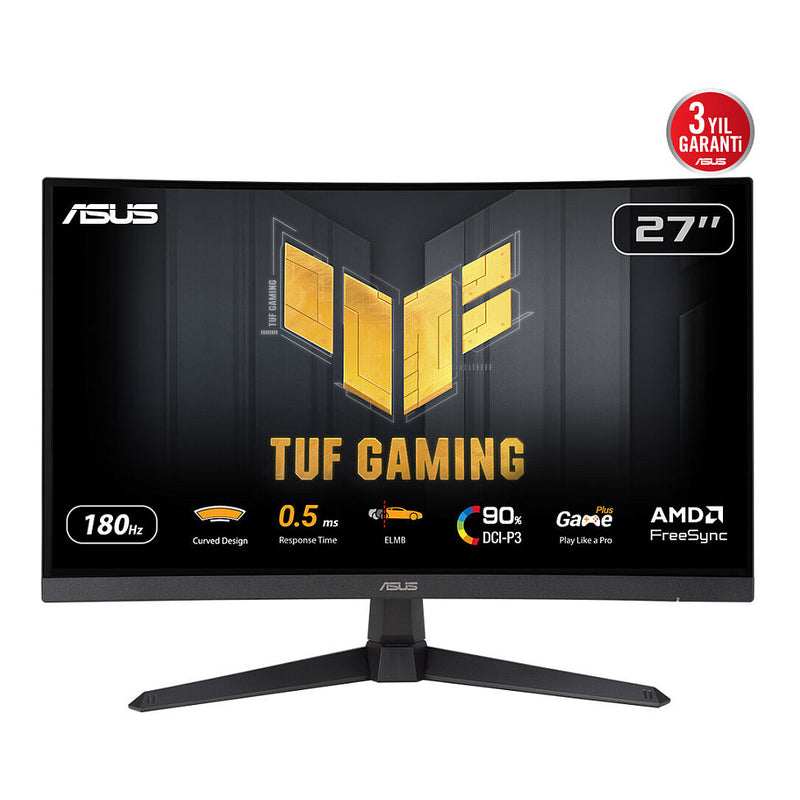ASUS 27" Gaming-Monitor – gebogen, 2K-Auflösung, 180 Hz