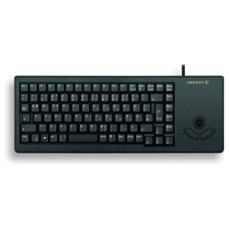 CHERRY Kompakte USB-Tastatur – Integrierter Trackball, programmierbar