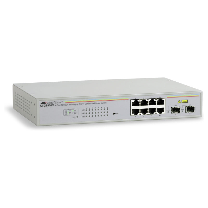 Allied Telesis Netzwerk-Switch – 8 Anschlüsse, Gigabit Ethernet