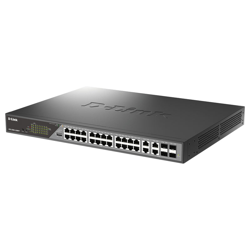 D-Link 28-Port Gigabit Switch – Für Überwachung und PoE++
