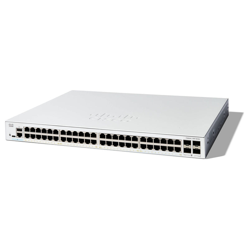 Cisco Netzwerk-Switch – 48 Anschlüsse, 1 Gbps Geschwindigkeit