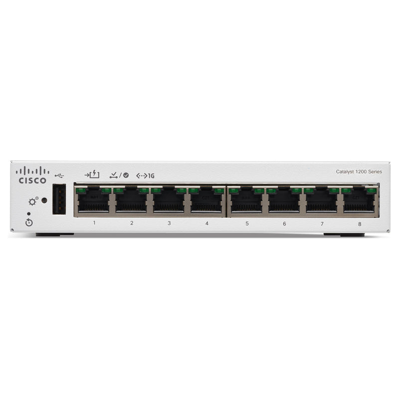 Cisco Netzwerk-Switch – 8 Anschlüsse, Power over Ethernet