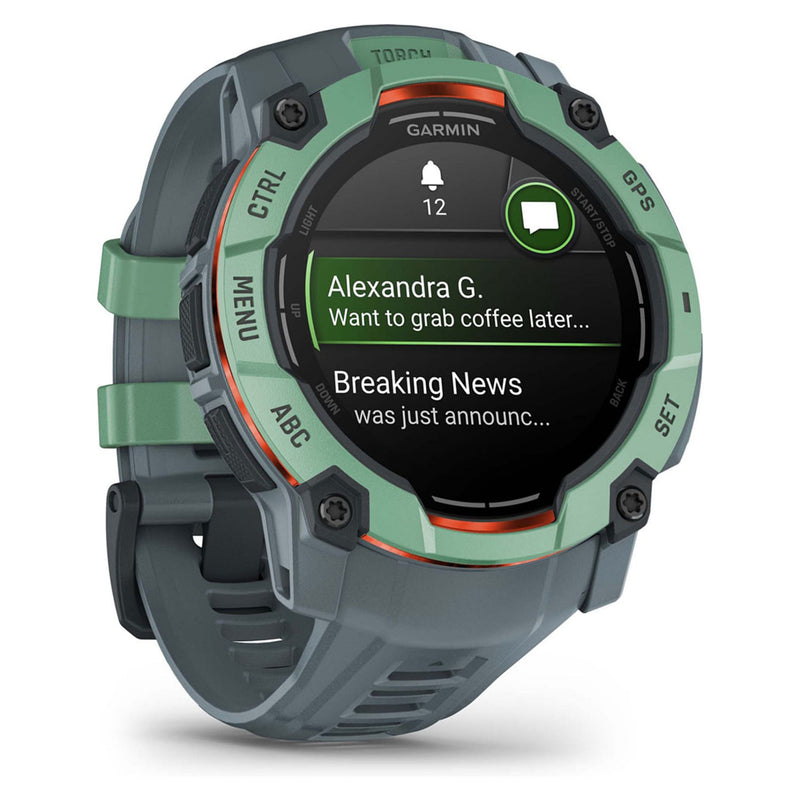 Garmin Instinct 3 Smartwatch – Robustes Design, AMOLED-Display