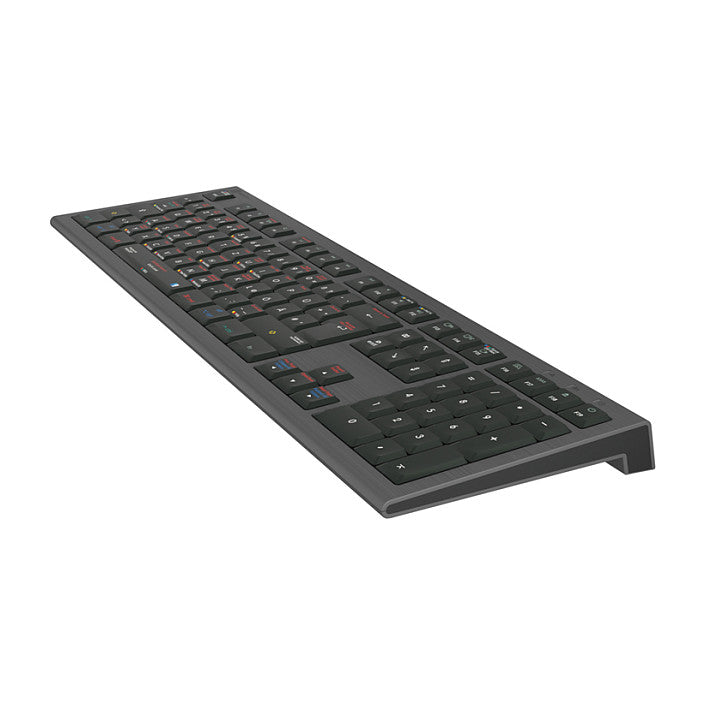 LOGIC-KEYBOARD Mac-Tastatur – macOS Shortcuts, USB-Anschluss