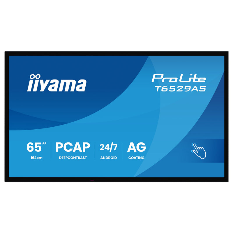 Iiyama 65" Touchscreen-Monitor – 4K-Display, Android OS