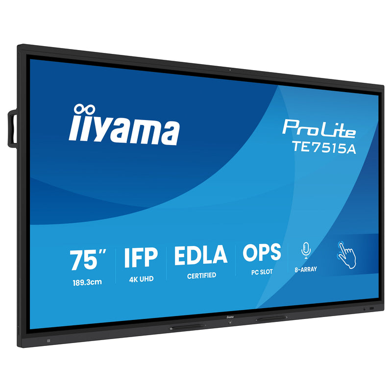 Iiyama 75" 4K Touchscreen – Großes Display für interaktive Präsentationen