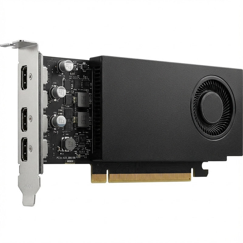 NVIDIA RTX Grafikkarte – 4 GB Speicher, 4 Bildschirme