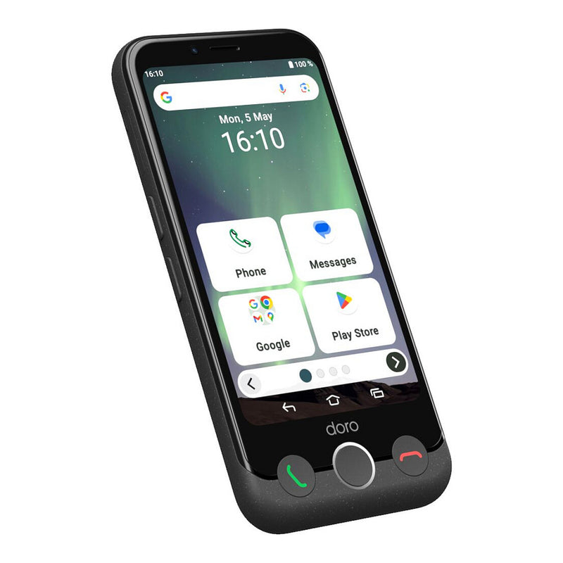 Doro Aurora A10 Smartphone – Einfach zu bedienen, inkl. kabellosem Laden