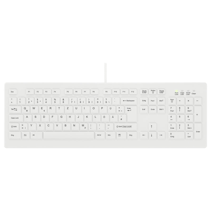 Contour Tastatur – Hygienisches Design, USB-Anschluss