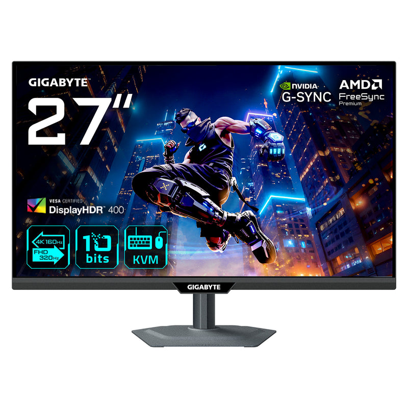 Gigabyte 27" 4K Monitor – HDR, 160 Hz für flüssiges Gaming