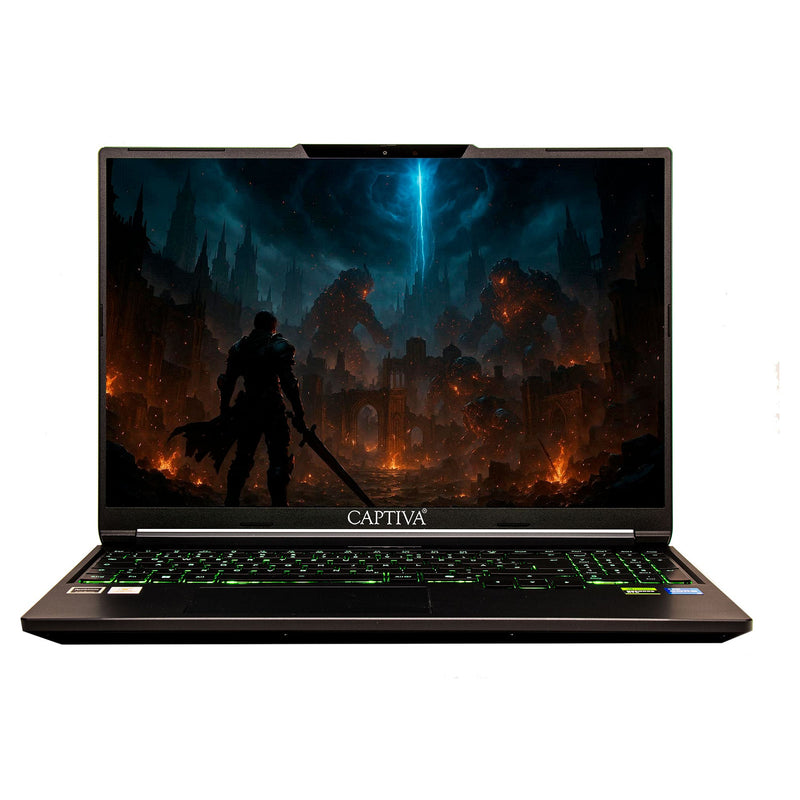 CAPTIVA Gaming-Notebook – 16" Display, Core i7, 32 GB RAM