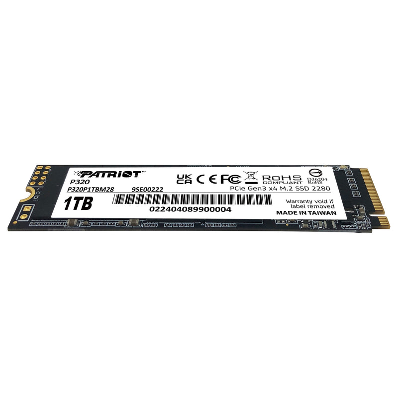 Patriot P320 SSD – 1 TB Speicher, schnelle PCIe-Verbindung