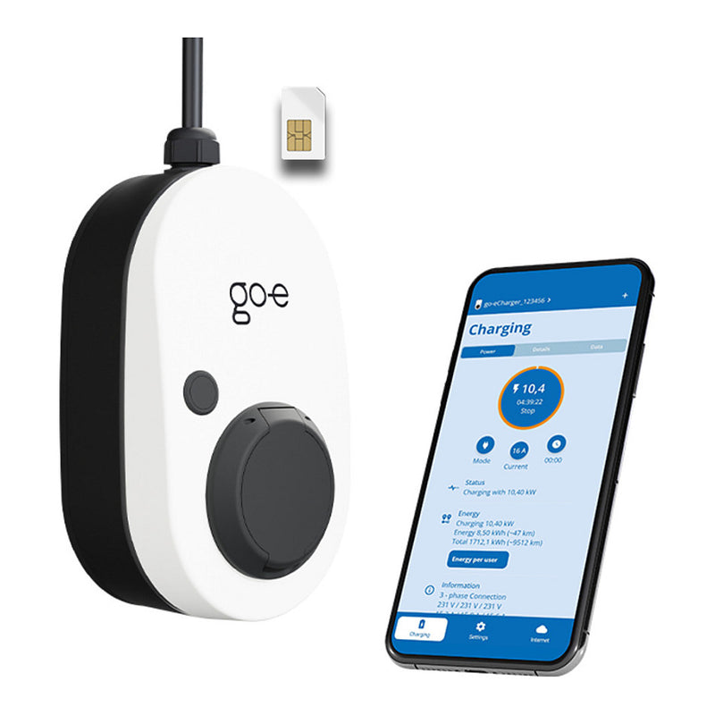 Go-e EV-Ladestation – 11 kW, 4G/LTE, ohne Kabel