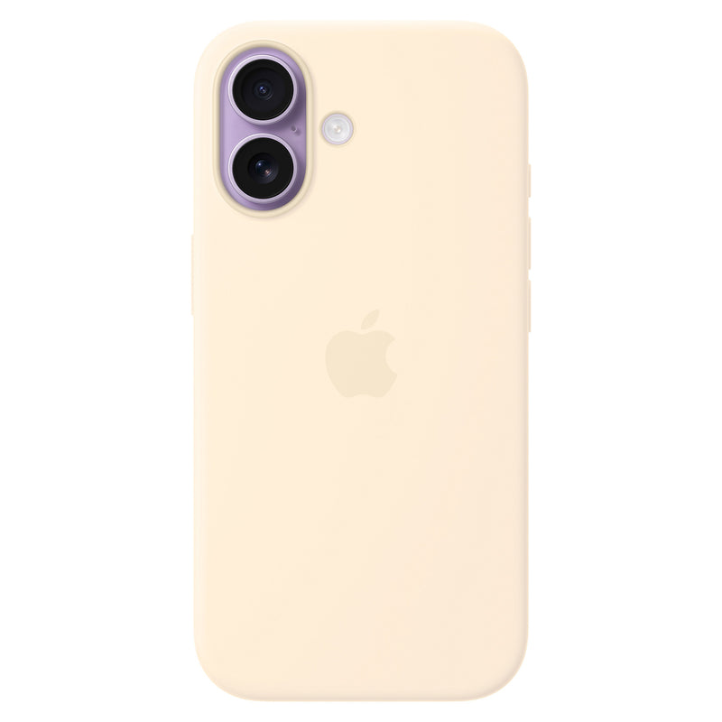 Apple iPhone 17 Silikonhülle – MagSafe-kompatibel, Vanilla-Farbe