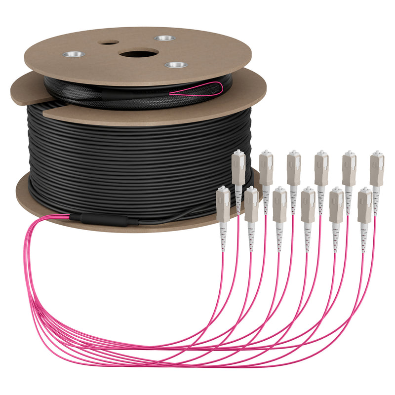 EFB Elektronik Glasfaser-Trunkkabel – 80 m, halogenfrei