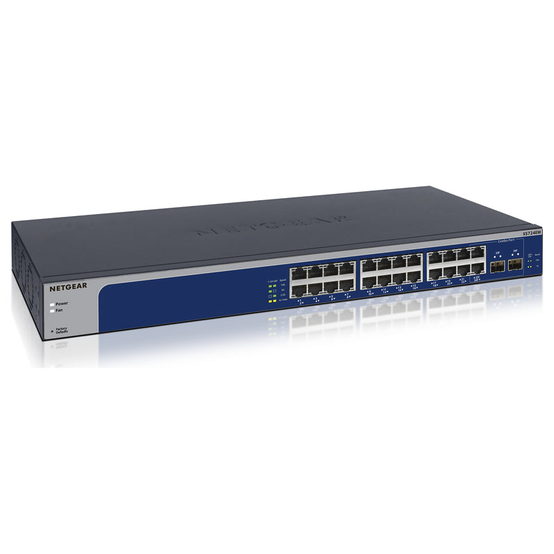 Netgear Netzwerk-Switch – 28 Anschlüsse, 10 Gigabit Ethernet