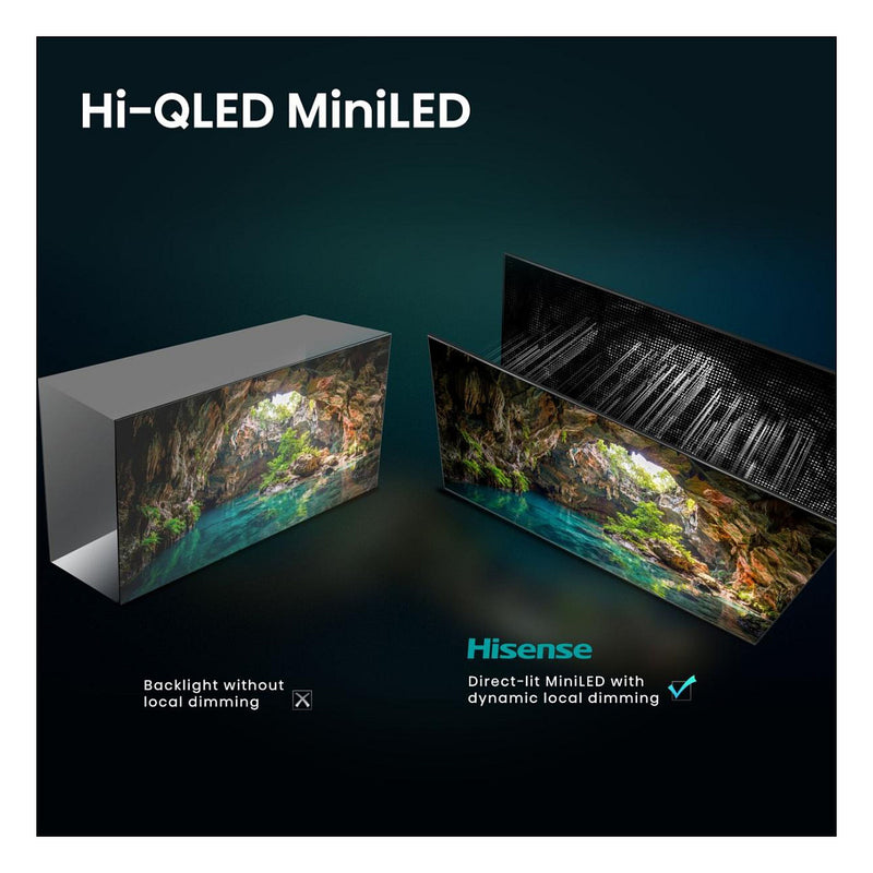 Hisense 55" 4K Smart-TV – Großes Bild, Smart-Funktionen