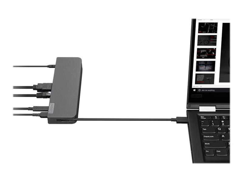 Lenovo USB-C Mini Dock – Einfacher Anschluss für Displays und Netzwerk
