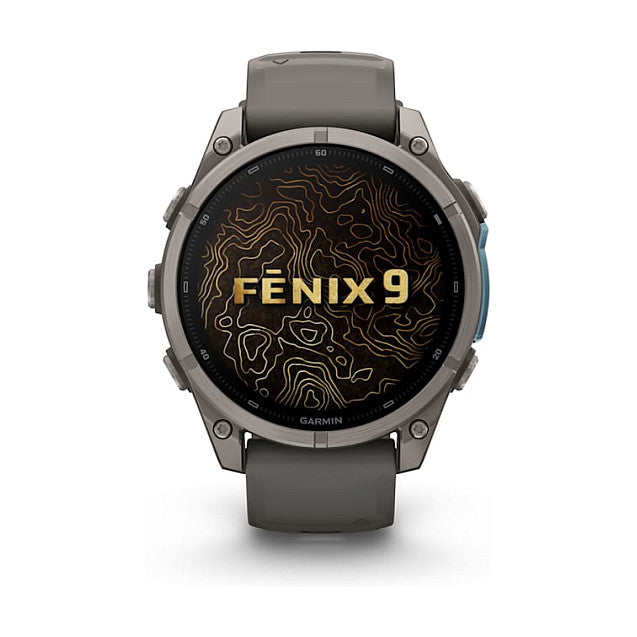 Garmin Fenix 9 Smartwatch – AMOLED-Display, Silikonarmband