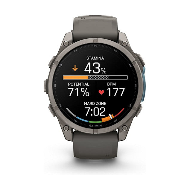 Garmin Fenix 9 Smartwatch – AMOLED-Display, Silikonarmband