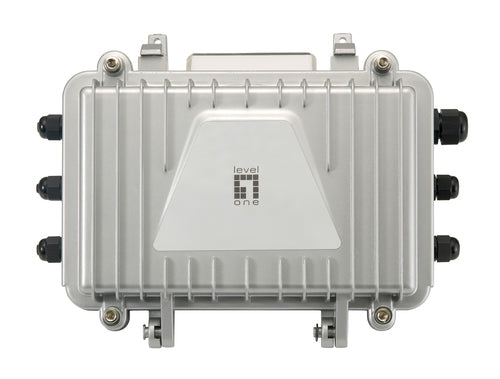 LevelOne PoE Extender – Netzwerk über 2 km, 4 Anschlüsse