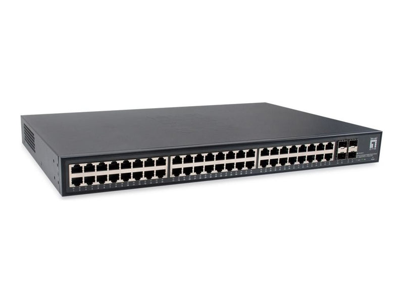 LEVELONE Netzwerk-Switch – 48 Ports, 10 Gb SFP+