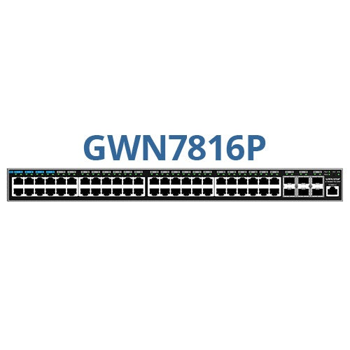Grandstream Netzwerk-Switch – 48 Anschlüsse, PoE++ für Unternehmen