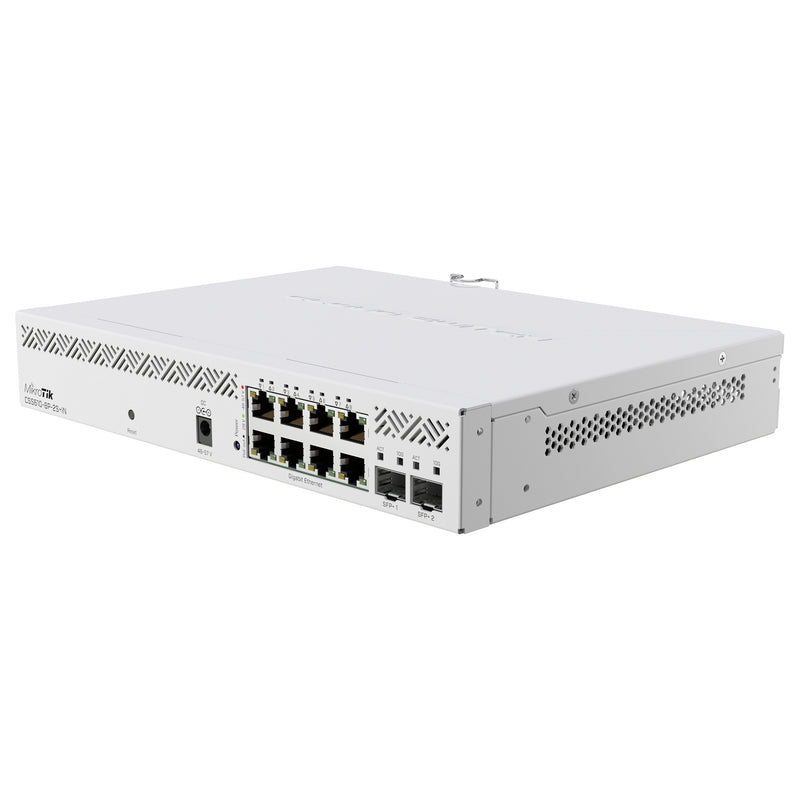 Mikrotik 8-Port Switch – PoE+ Unterstützung, 2 SFP+ für schnelles Netzwerk